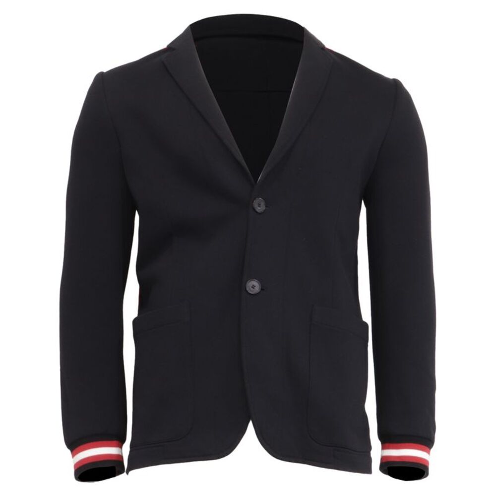 Givenchy Single-Breasted Blazer with Pockets in Black Cotton